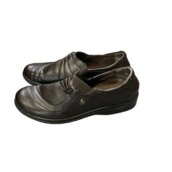 Ingaro Snapper Women's Dark Brown Leather Loafers Size 8.5 Comfortable Everyday - Picture 1 of 4